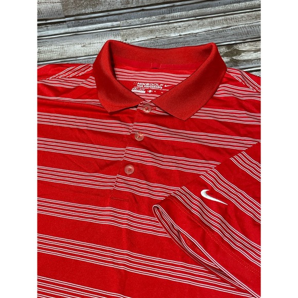 Nike Other - Nike Golf Men’s Golf Polo Tour Performance Red Size XL‎